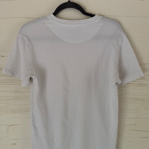 Zara Waffle Knit Oversized T-Shirt | White | Size S - Picture 3 of 6